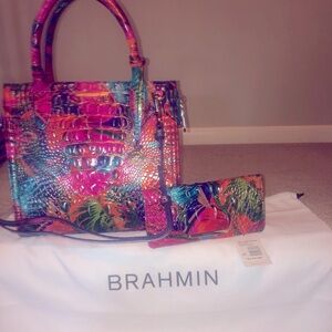Brahmin Small Caroline Lush Bag with Ady Wallet*PRICE IS FIRM**